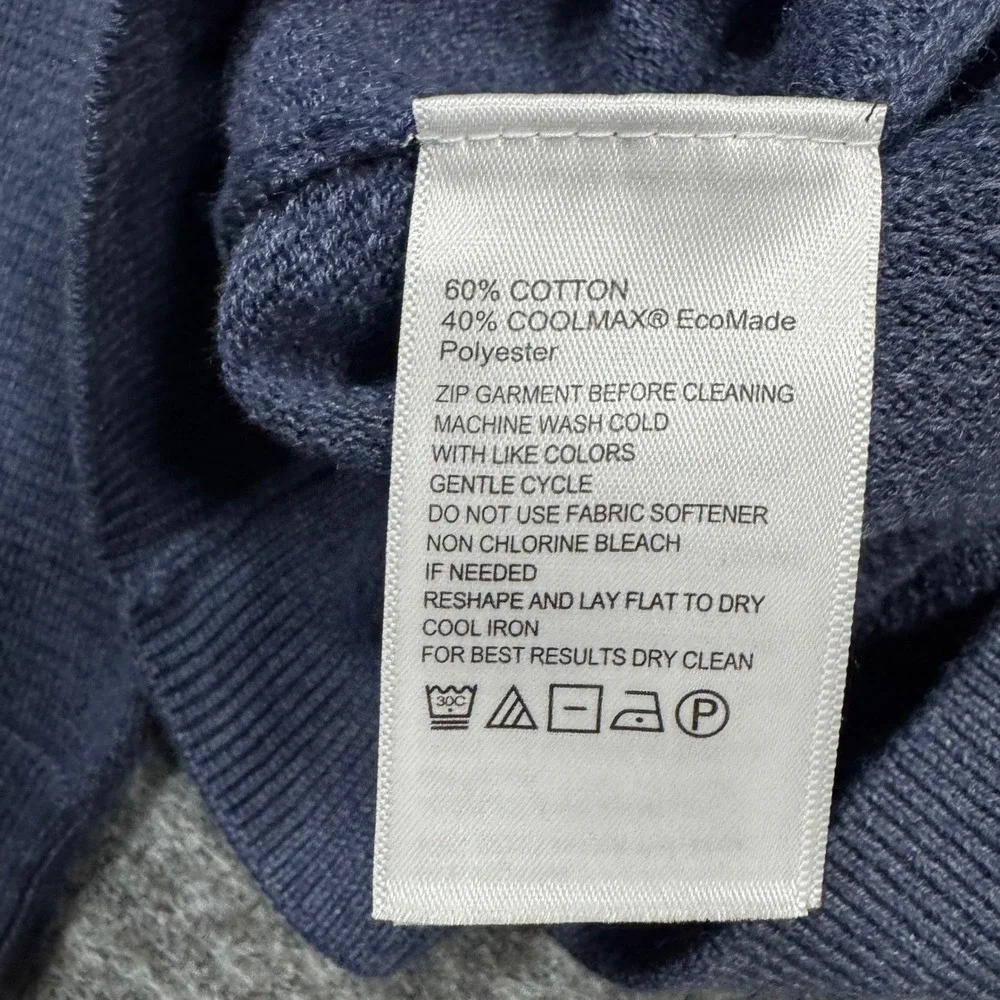 Tommy Bahama IslandZone Coolside Active HZ 1/4 Pullover Cadet Blue Mens S NEW